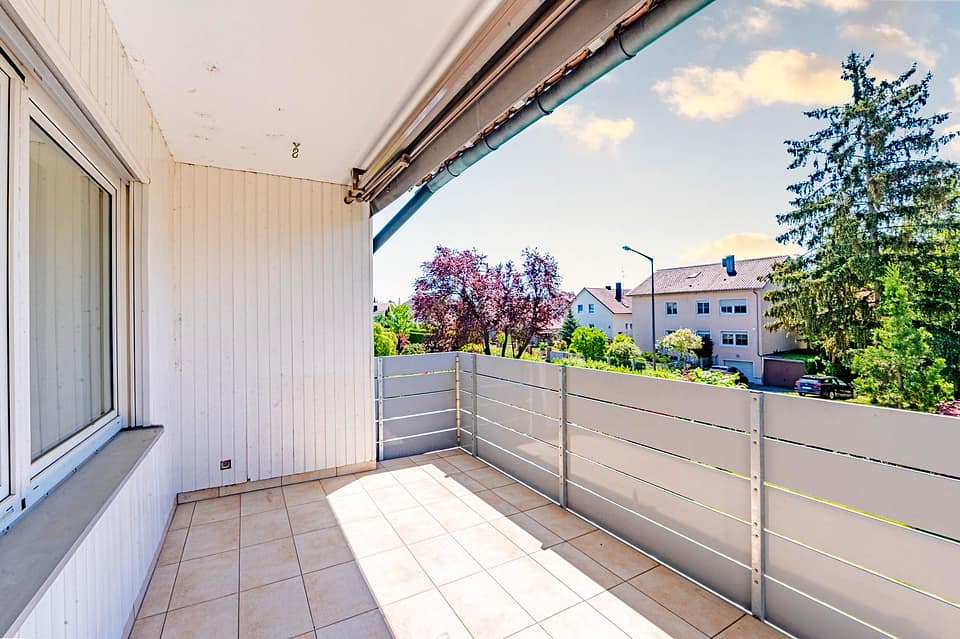 Balkon — Etagenwohnung, 116 m² in Straubing