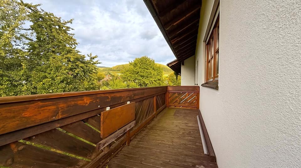 12_Balkon_mit_Weitblick — Einfamilienhaus, 127 m² in Haibach