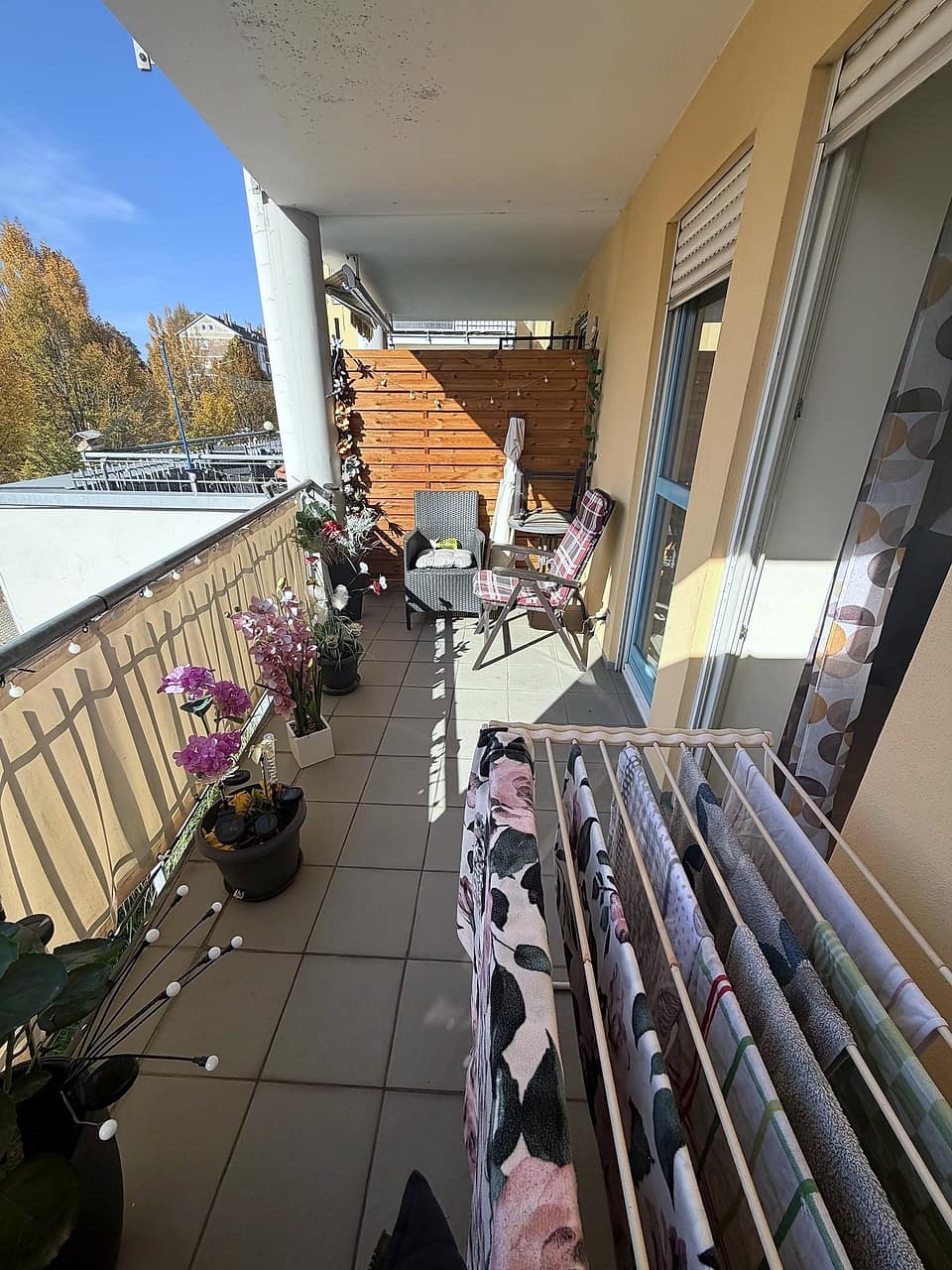 07_Balkon — Etagenwohnung, 44 m² in Straubing