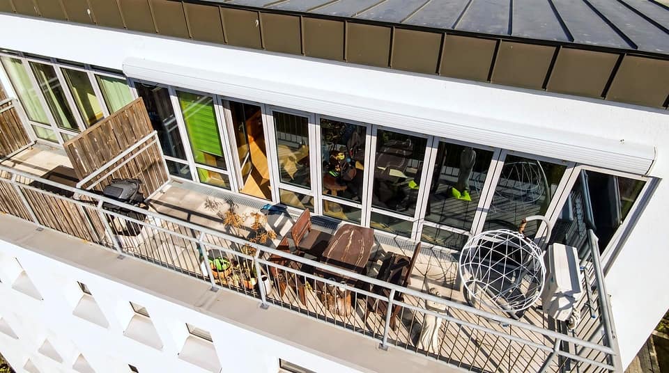 Luftaufnahme — Penthousewohnung, 82 m² in Straubing