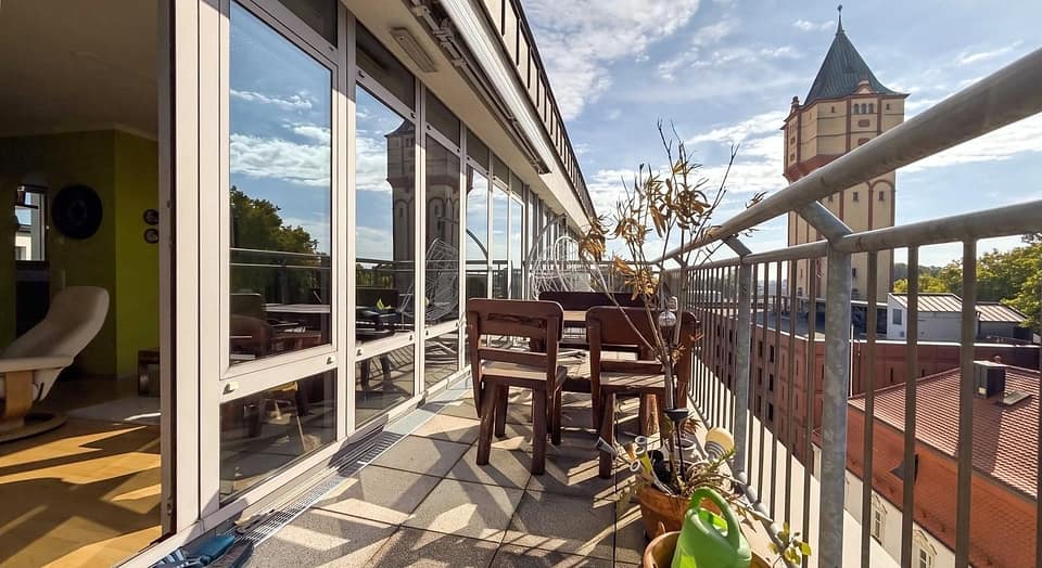 Dachterrasse — Penthousewohnung, 82 m² in Straubing