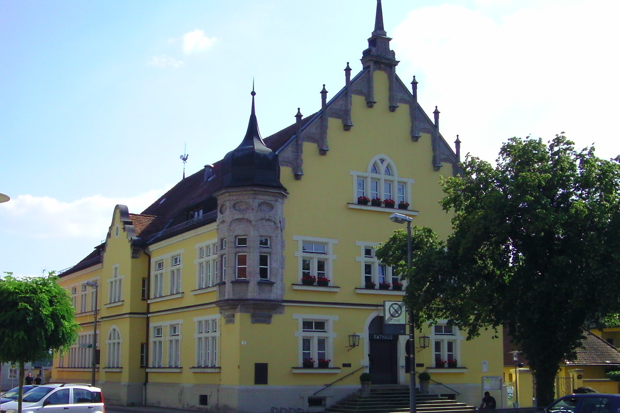 Das Rathaus der Stadt Bogen in Niederbayern