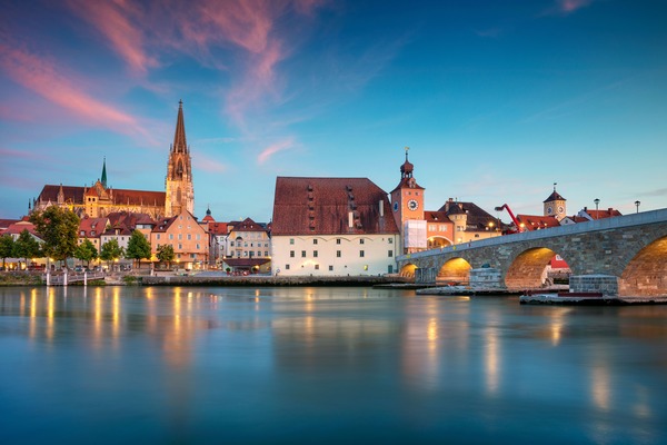 Regensburg am Abend